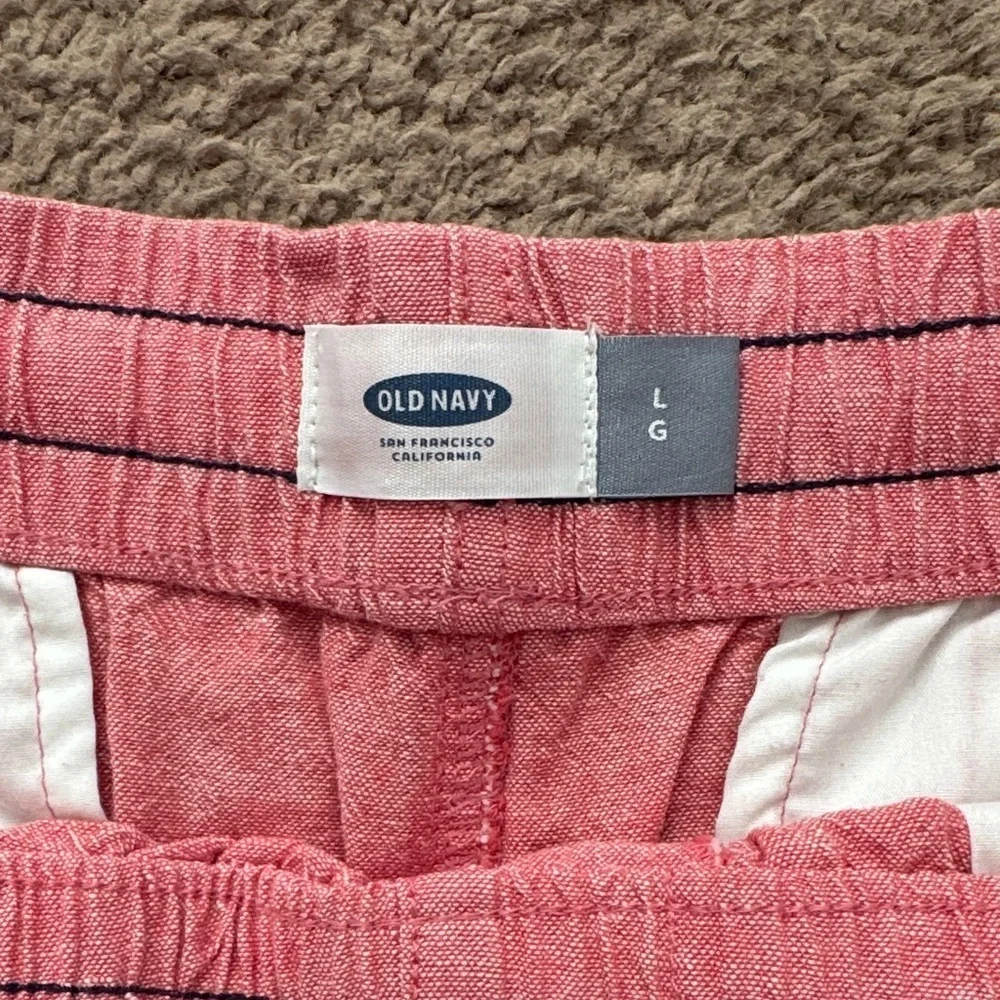 Old Navy Pink Flat Front Men Shorts
